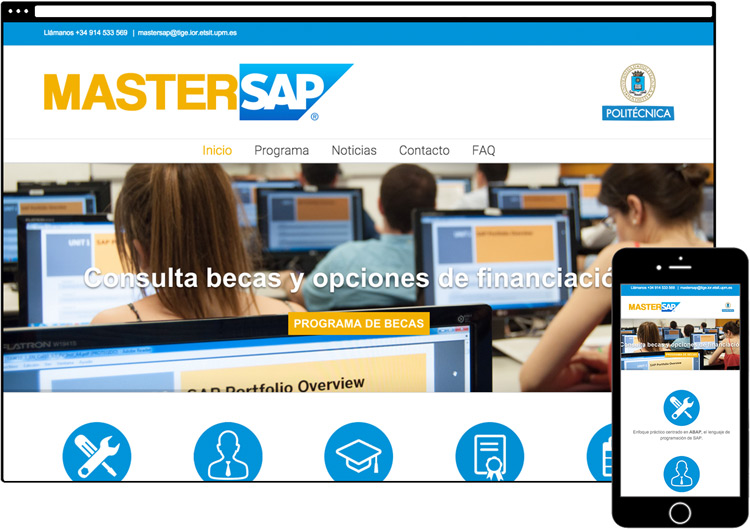 Desarrollo web de Master SAP